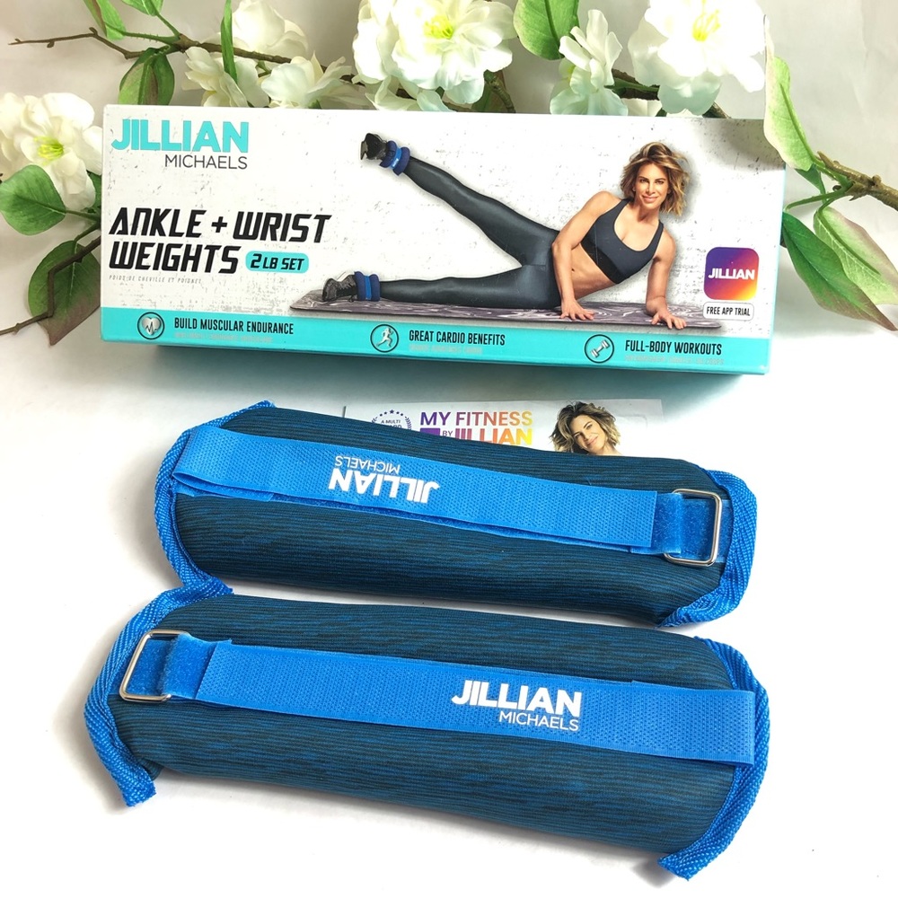 Jillian Michaels Ankle + Wrist Weights 2lbs